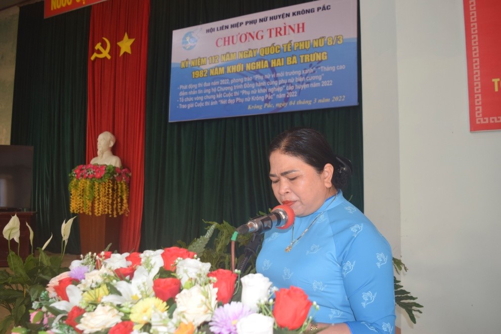 Hội Liên hiệp phụ nữ huyện tổ chức chương trình kỷ niệm ngày Quốc tế Phụ Nữ 8-3